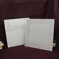 Insert Card Customized Foil Printing Card Square Card 